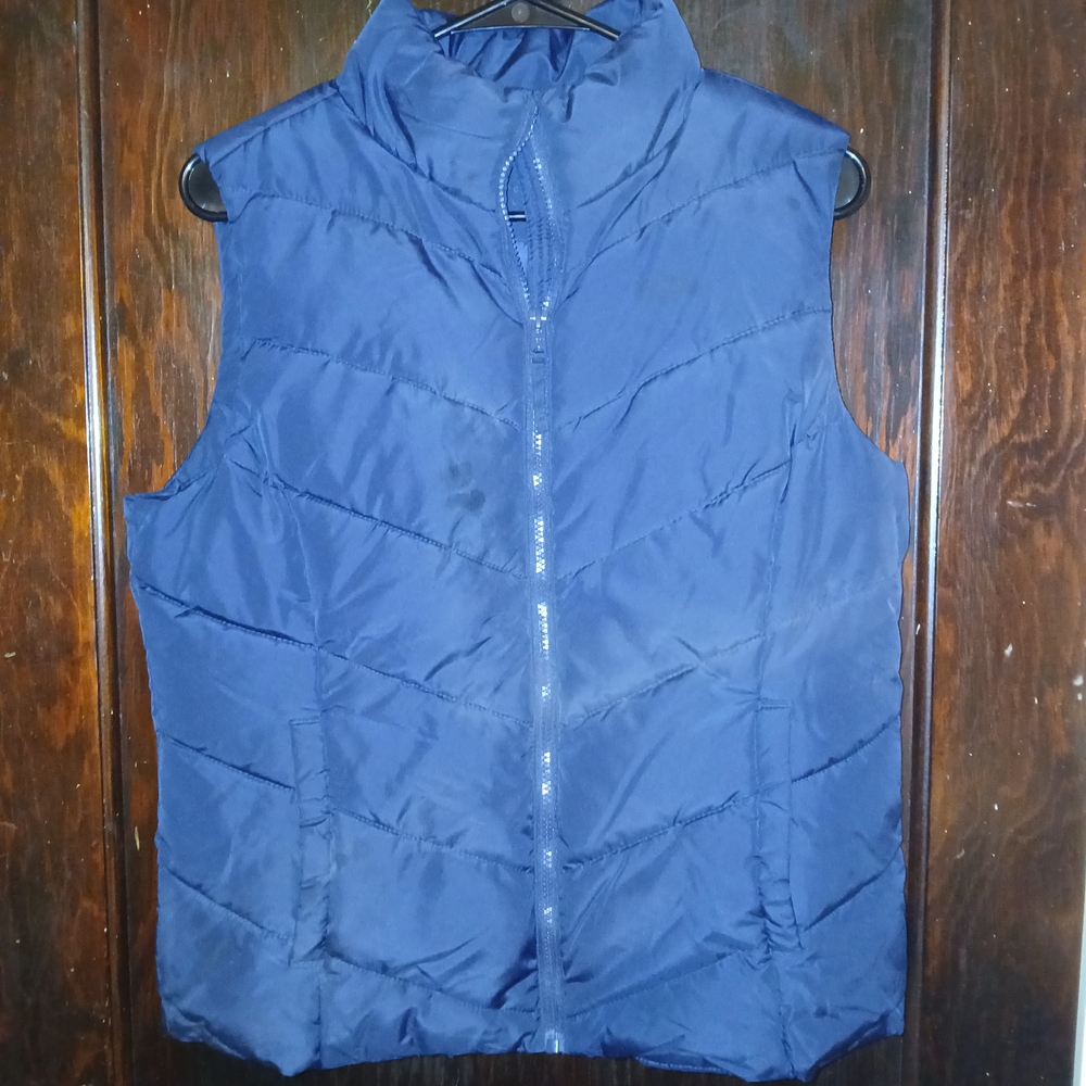 Aeropostale Deep Blue Quilted Vest
